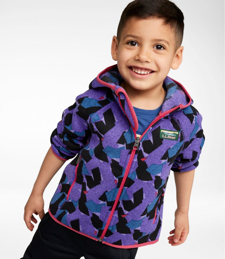 Kids' Sweater Fleece, Hooded Print