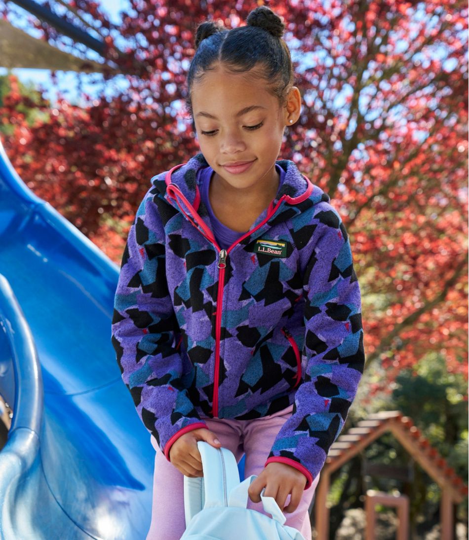 Kids' Sweater Fleece, Hooded Print