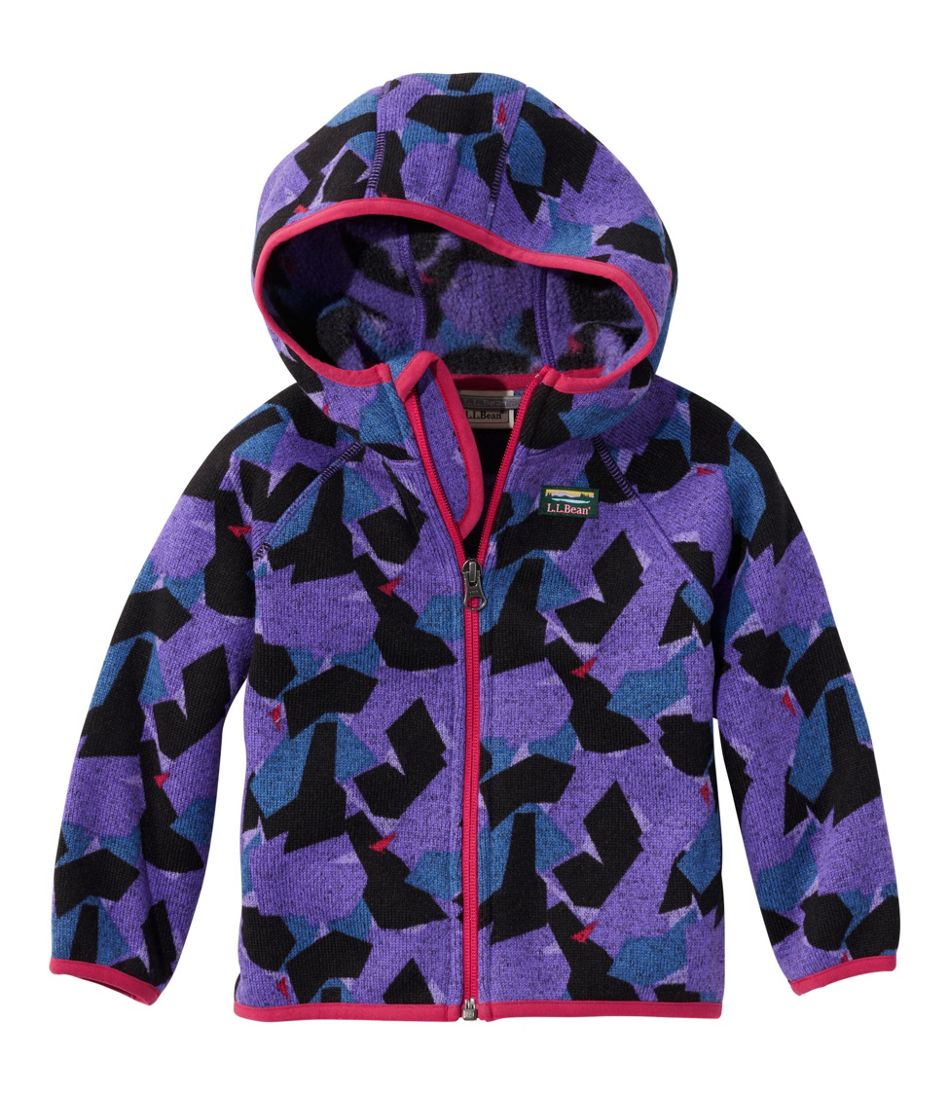 Infants' and Toddlers' Sweater Fleece, Full-Zip Print