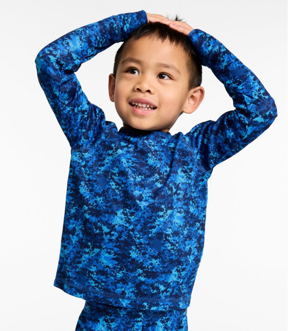 Kids' Wicked Warm Midweight Long Underwear, Top Print