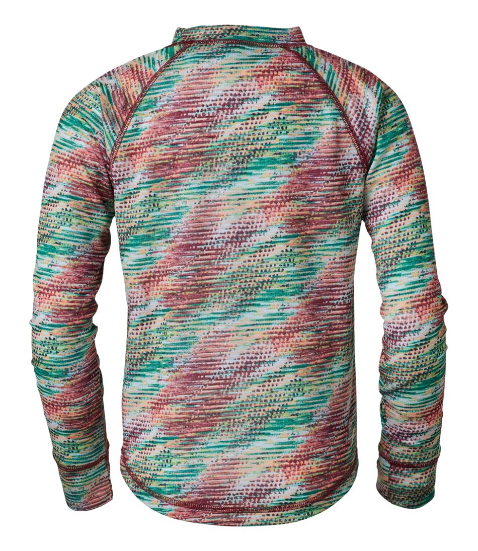 Kids' Wicked Warm Midweight Long Underwear, Top Print