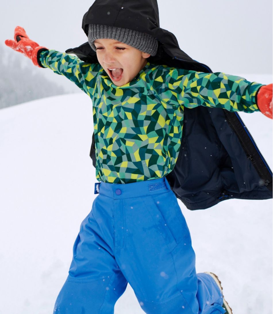 Kids' Wicked Warm Midweight Long Underwear, Top Print