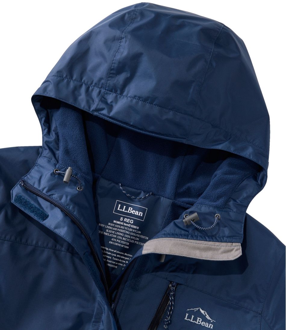 Women's Trail Model Rain Jacket, Fleece-Lined