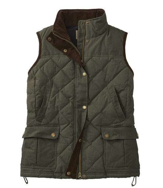 Women's Upcountry Waxed Cotton Down Vest