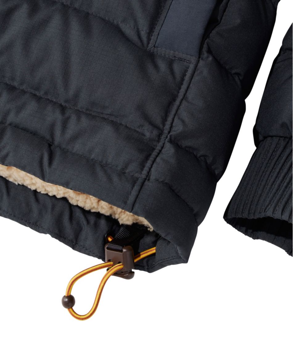 Men's Mountain Classic Down Hooded Jacket, Sherpa-Lined