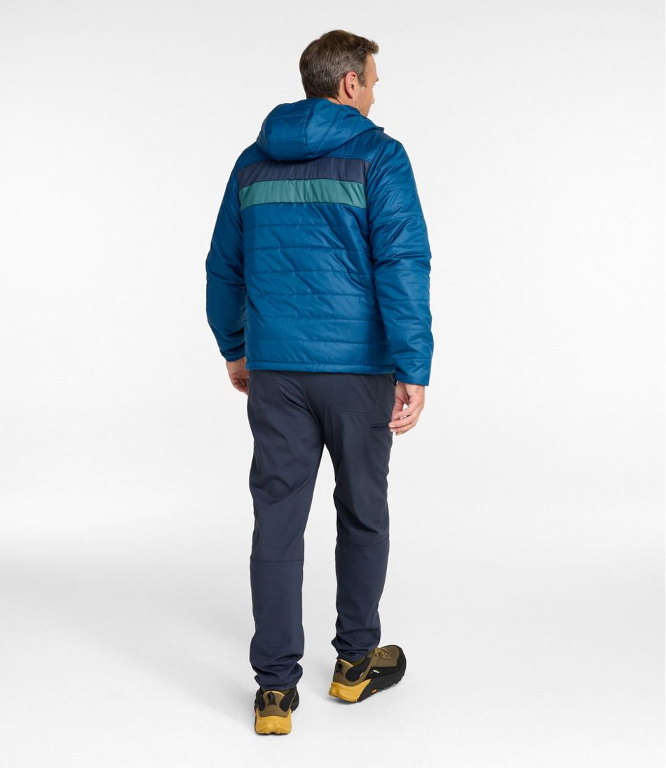 Men's Mountain Classic Puffer Hooded Jacket, Colorblock