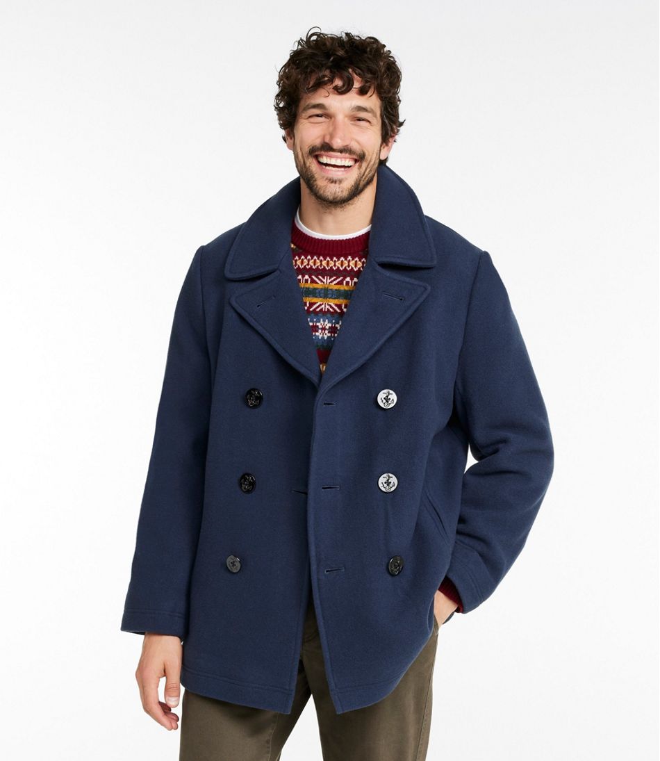 Authentic wool pea coat