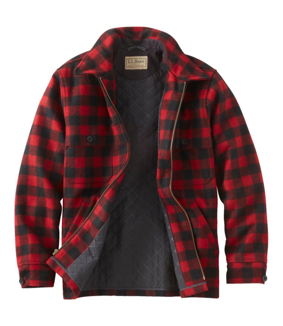 Men's Maine Guide Zip-Front Jac-Shirt with PrimaLoft, Plaid