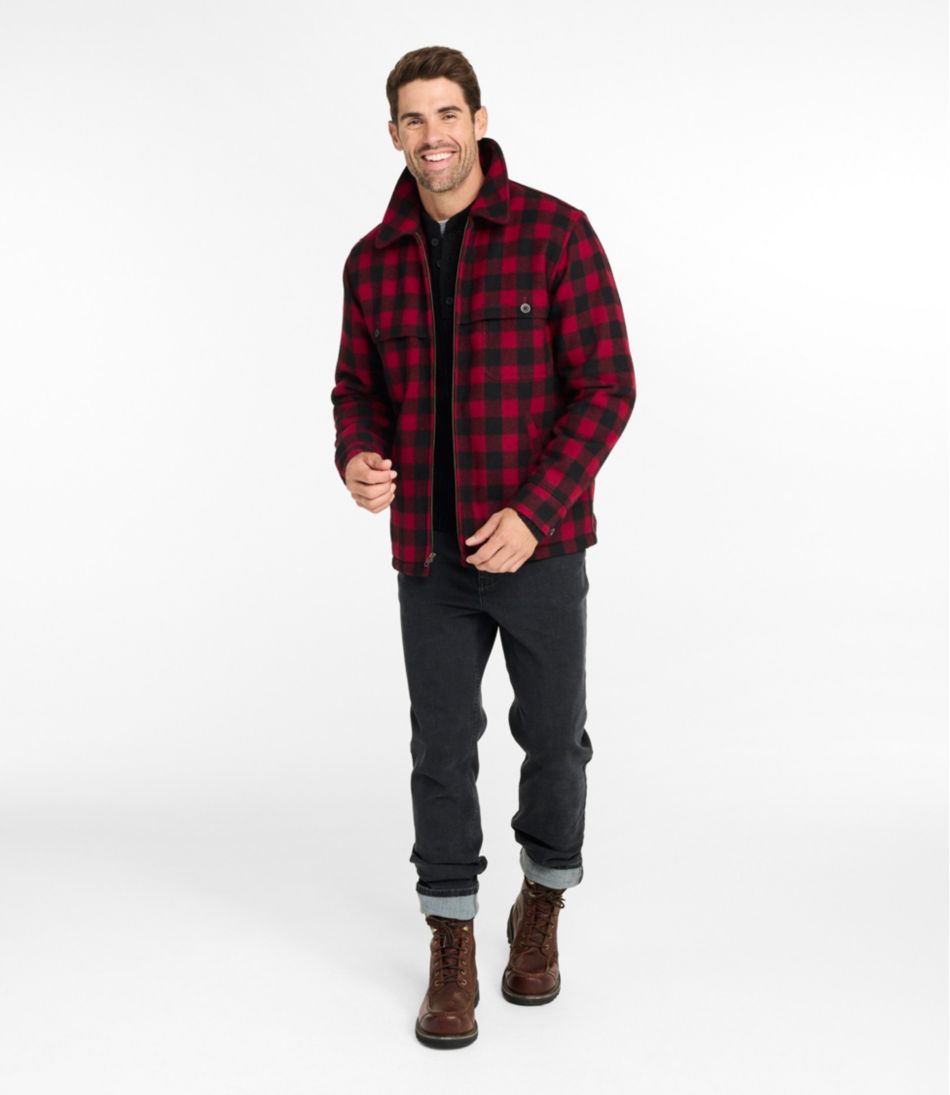 Men's Maine Guide Zip-Front Jac-Shirt with PrimaLoft, Plaid