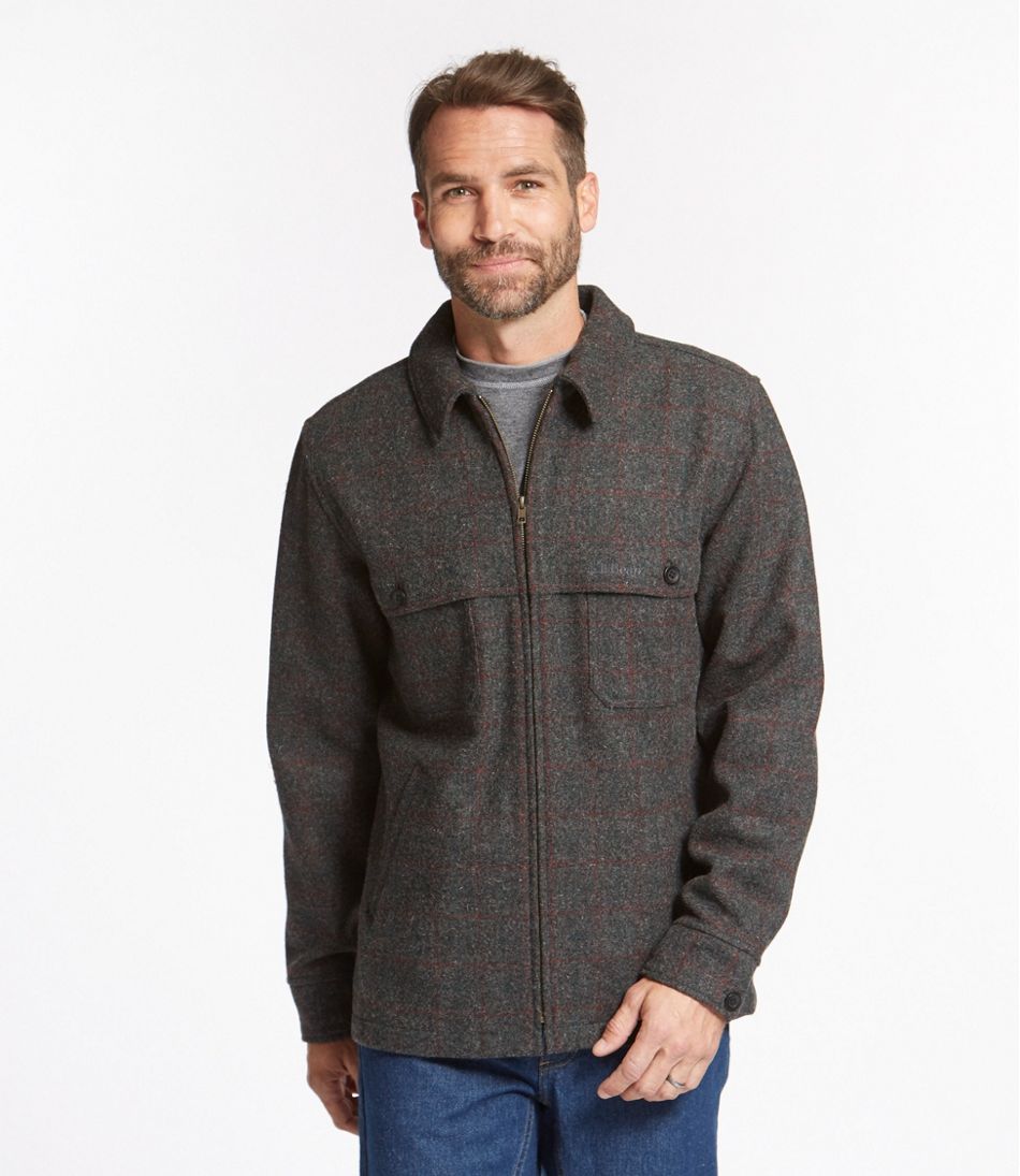 Men's Maine Guide Zip-Front Jac-Shirt, Plaid