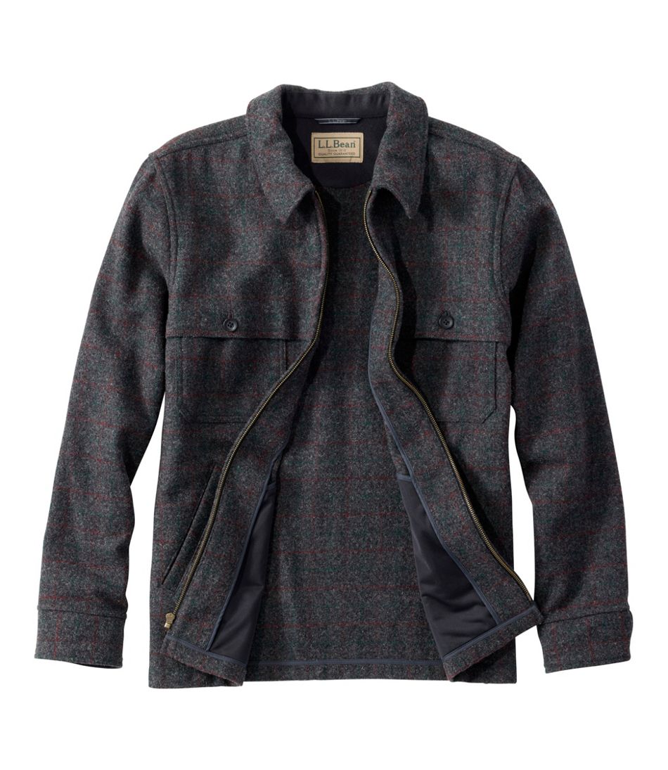 Men's Maine Guide Zip-Front Jac-Shirt, Plaid