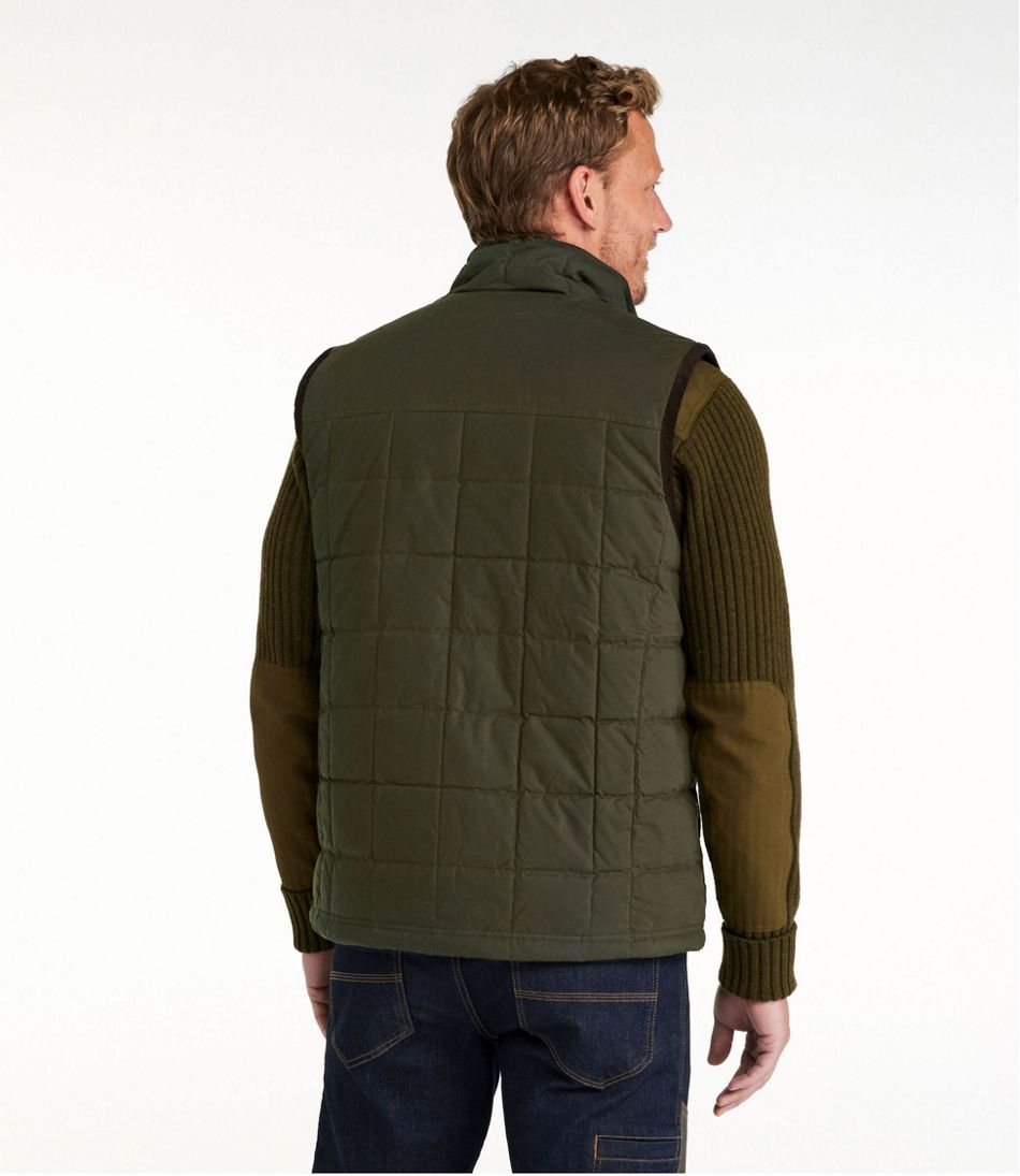 Men's Upcountry Waxed Cotton Down Vest