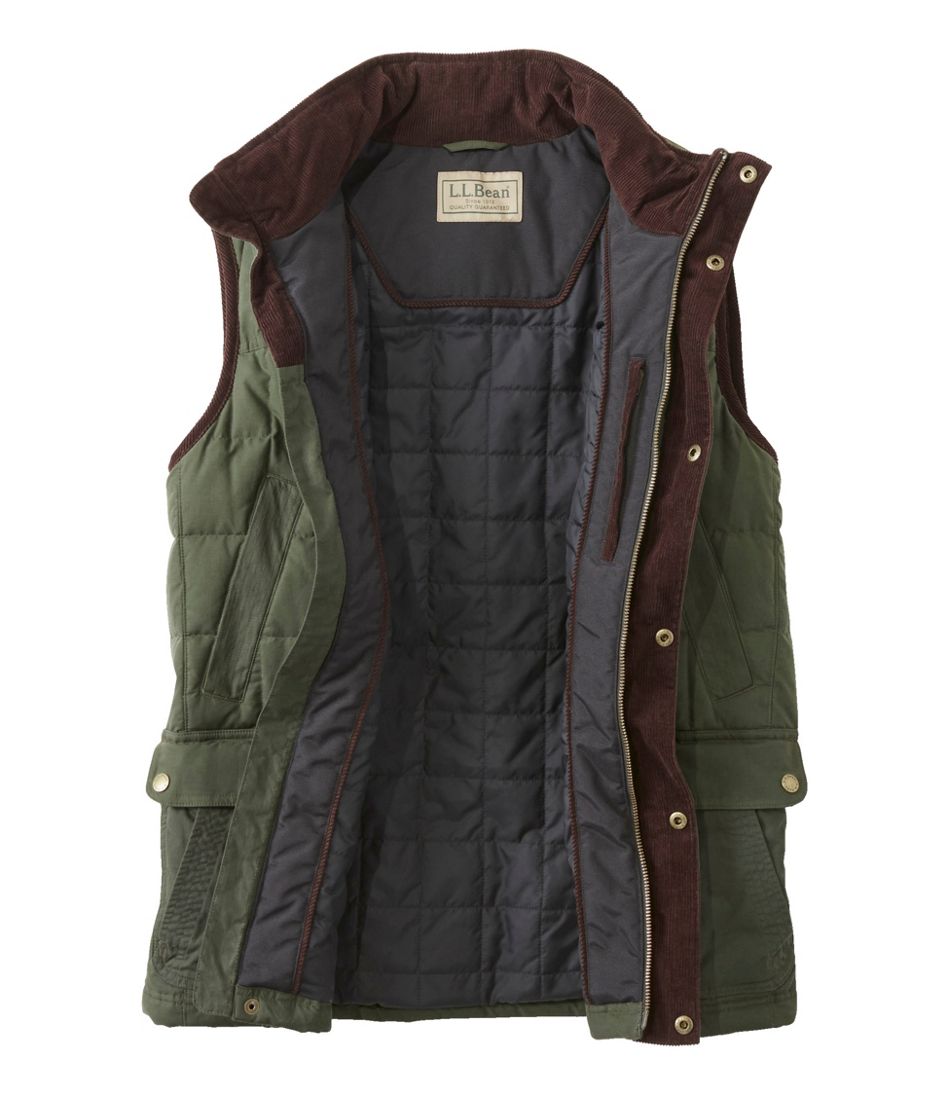 Men's Upcountry Waxed Cotton Down Vest
