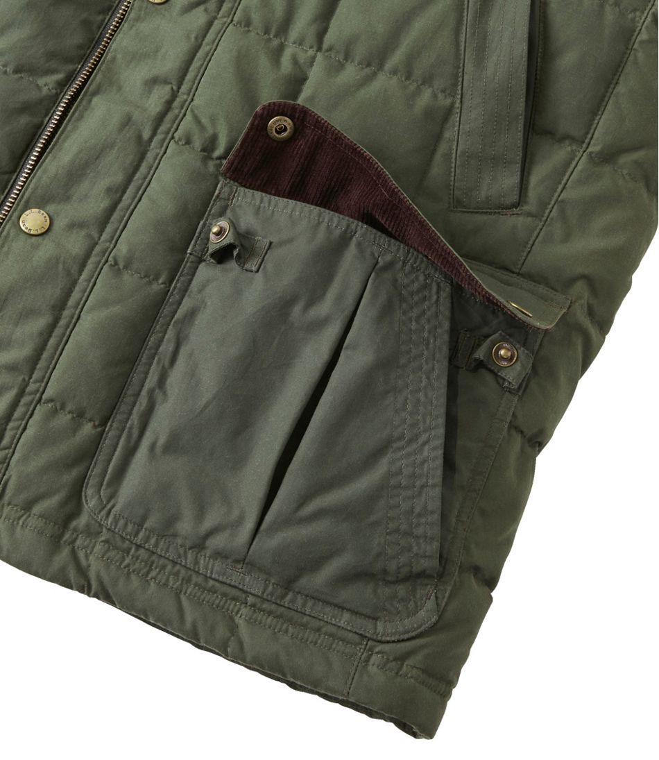 Men's Upcountry Waxed Cotton Down Vest