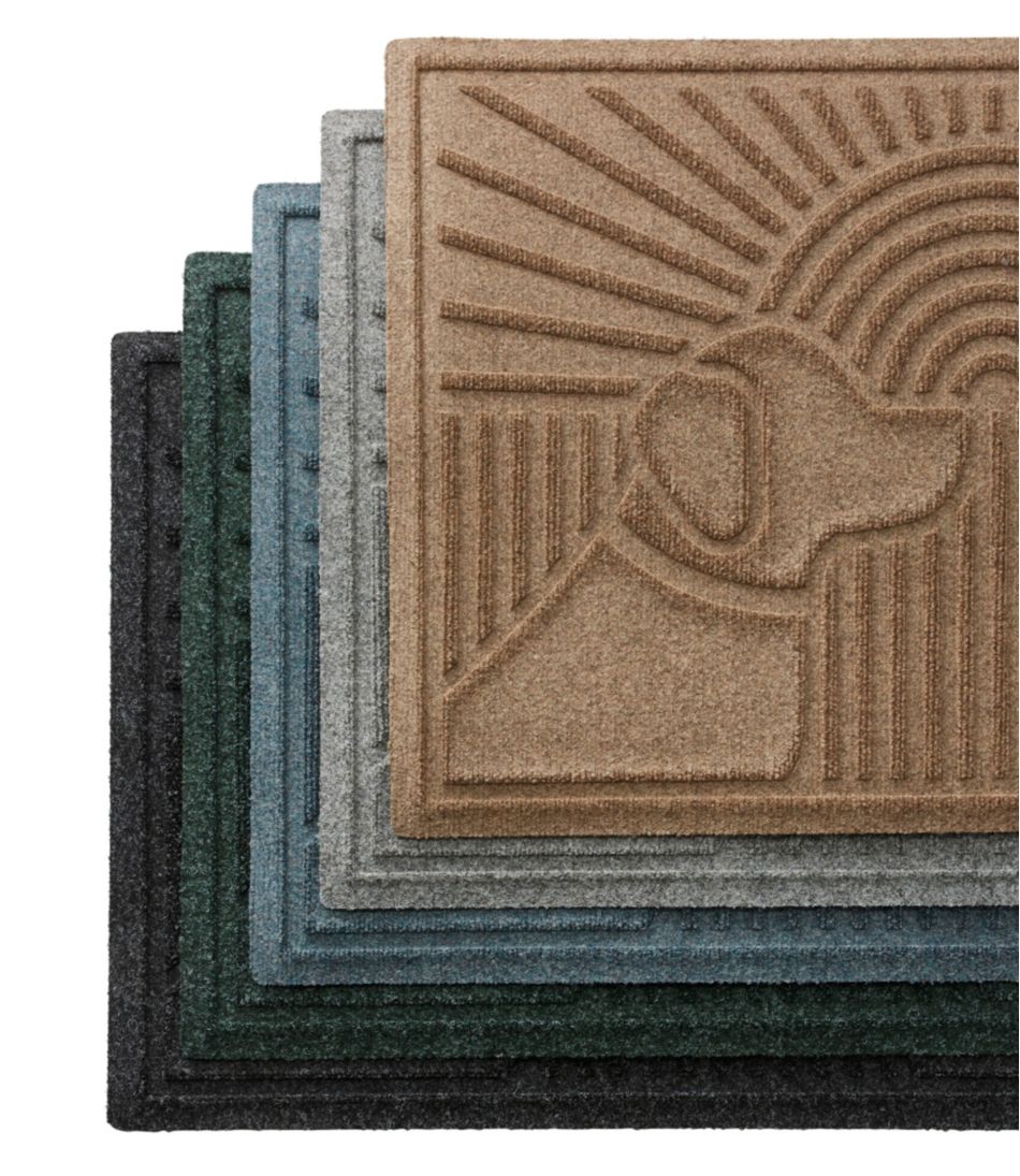 Everyspace Recycled Waterhog Wide Doormat, Sunrise Dogs