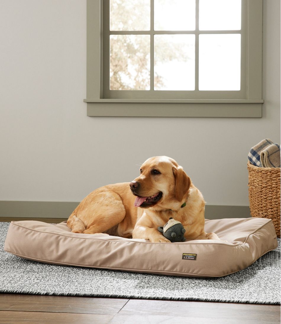 Premium Denim Therapeutic Dog Bed, Rectangular