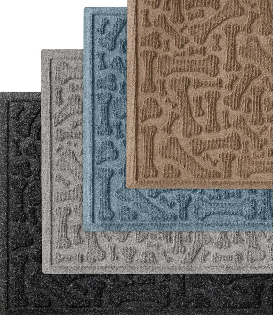 Recycled Waterhog Wide Doormat, Scattered Bones