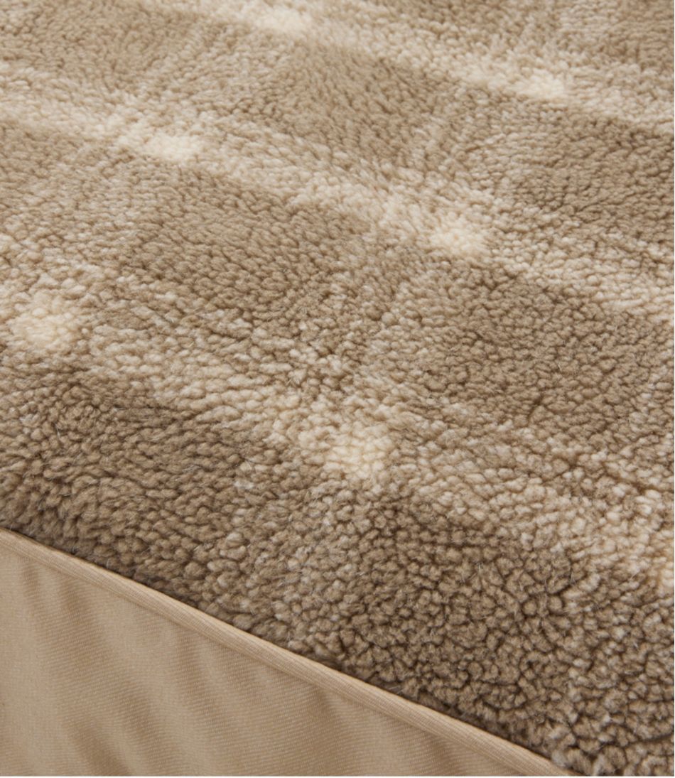 Premium Fleece Dog Bed Replacement Cover, Rectangular