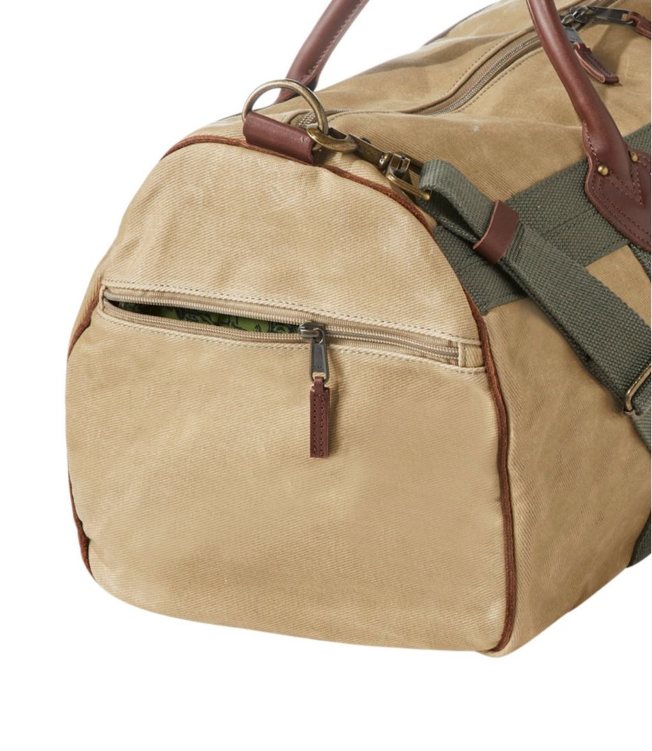 Waxed Canvas Duffle, Medium