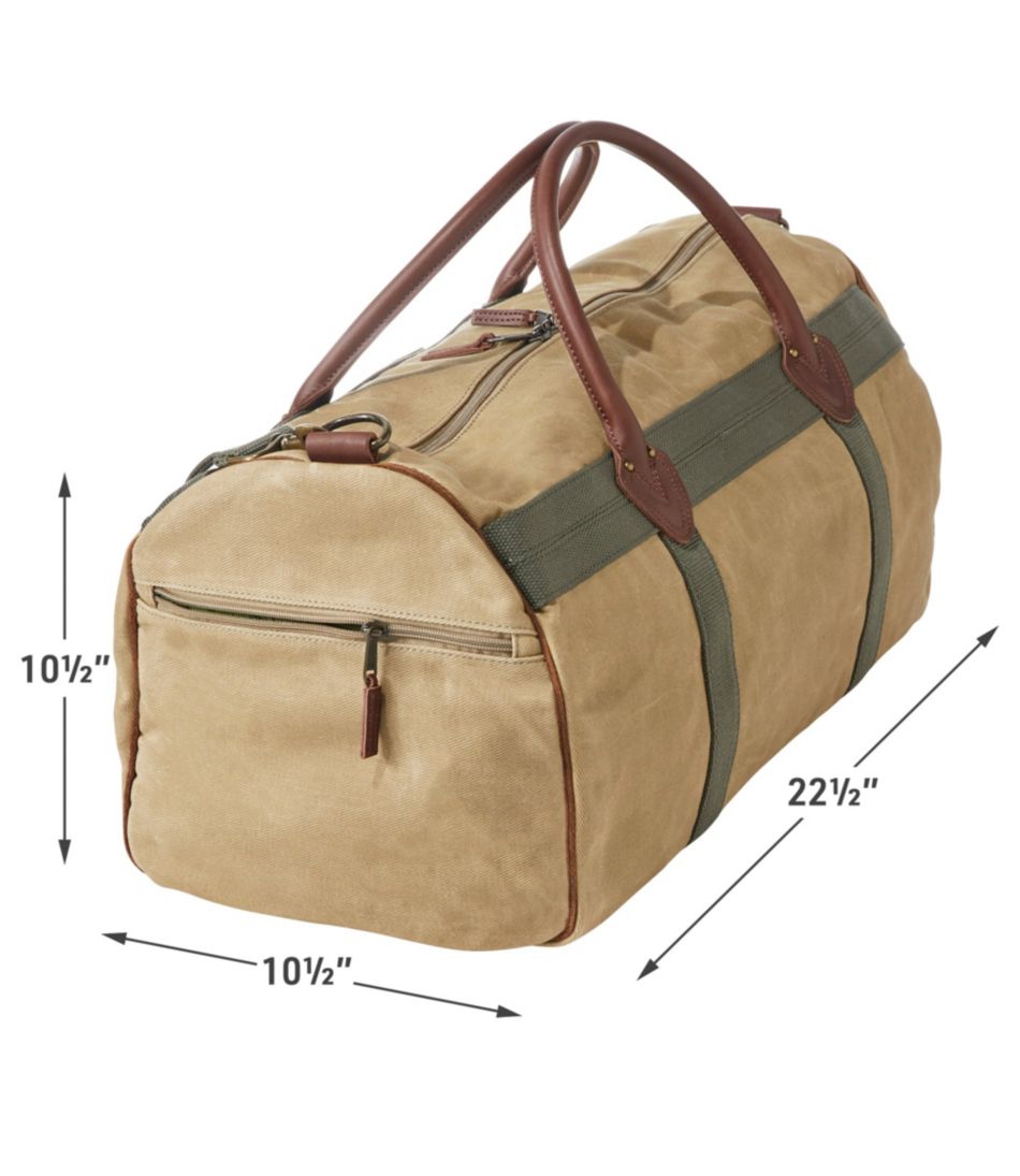 Waxed Canvas Duffle, Medium