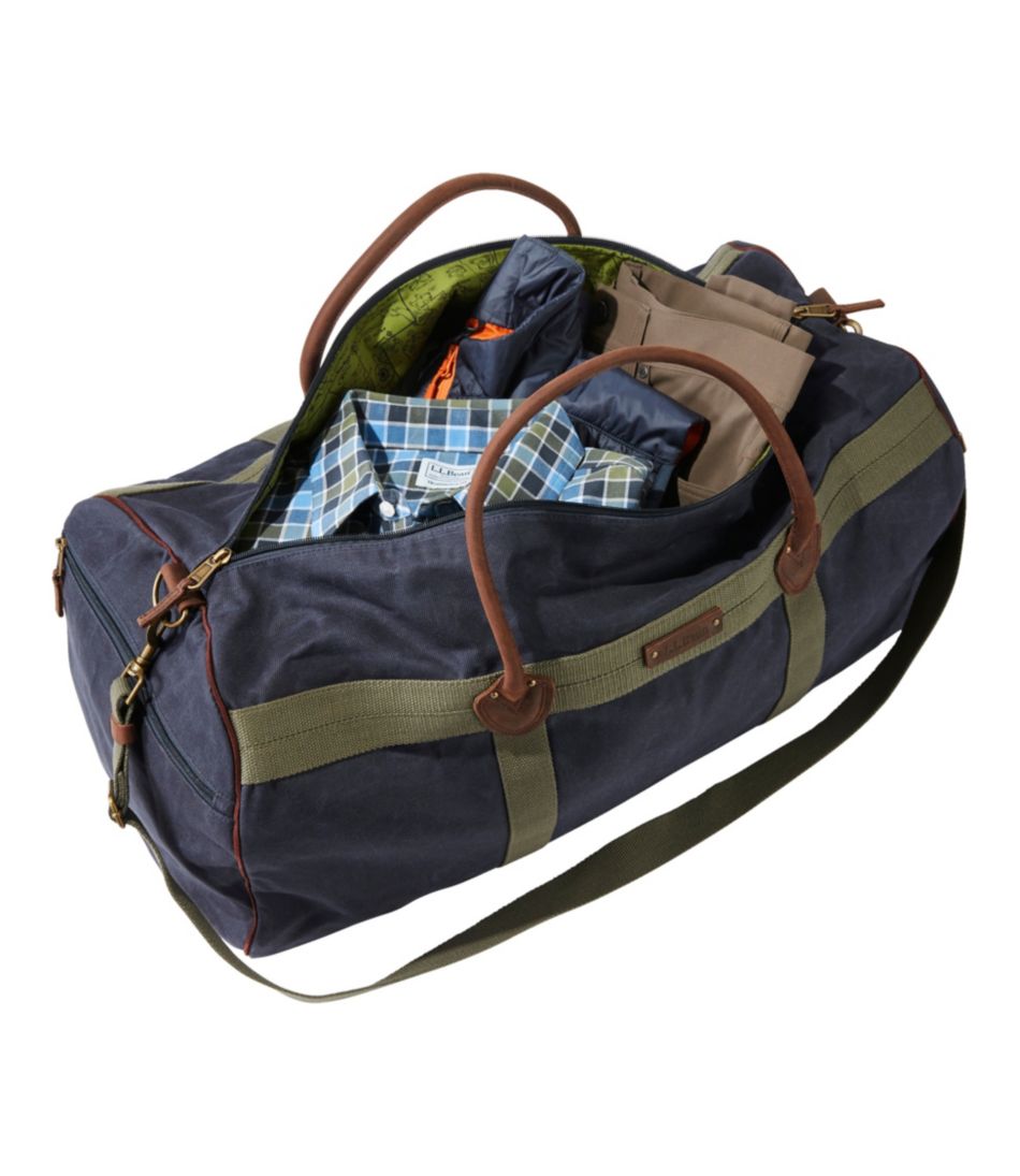 Waxed Canvas Duffle, Large