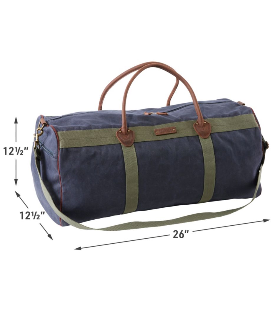 Waxed Canvas Duffle, Large
