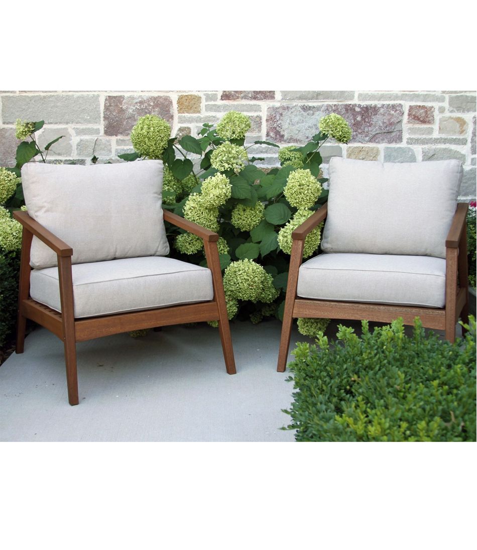 Eucalyptus Patio Chair, Set of Two