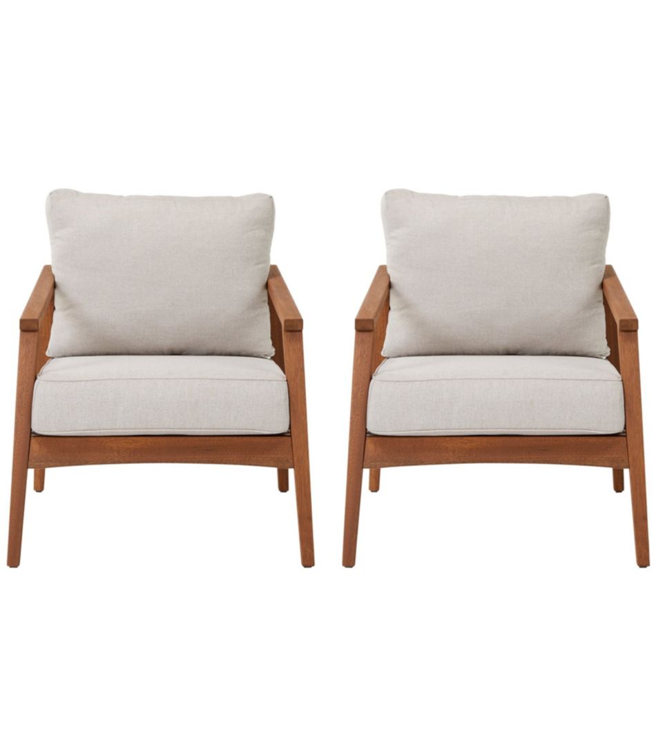Eucalyptus Patio Chair, Set of Two
