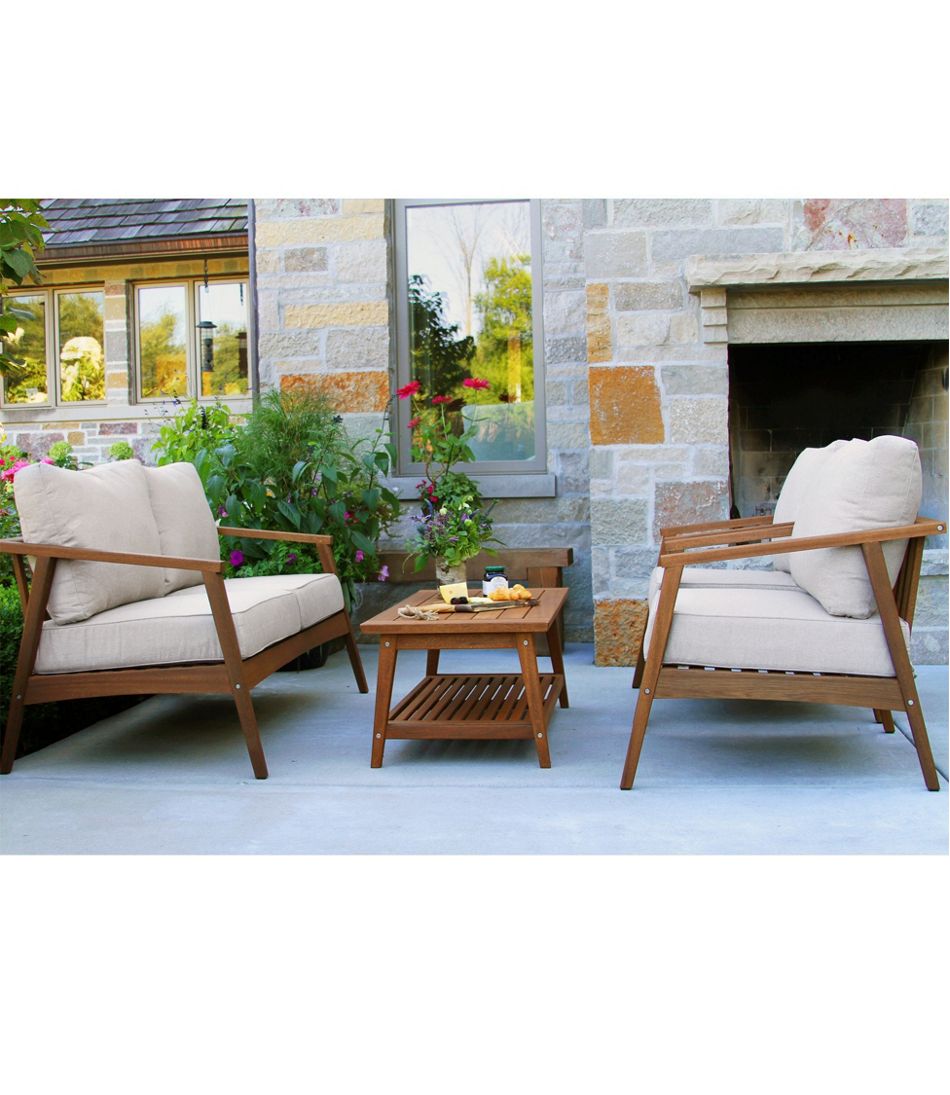Eucalyptus 4-Piece Patio Set