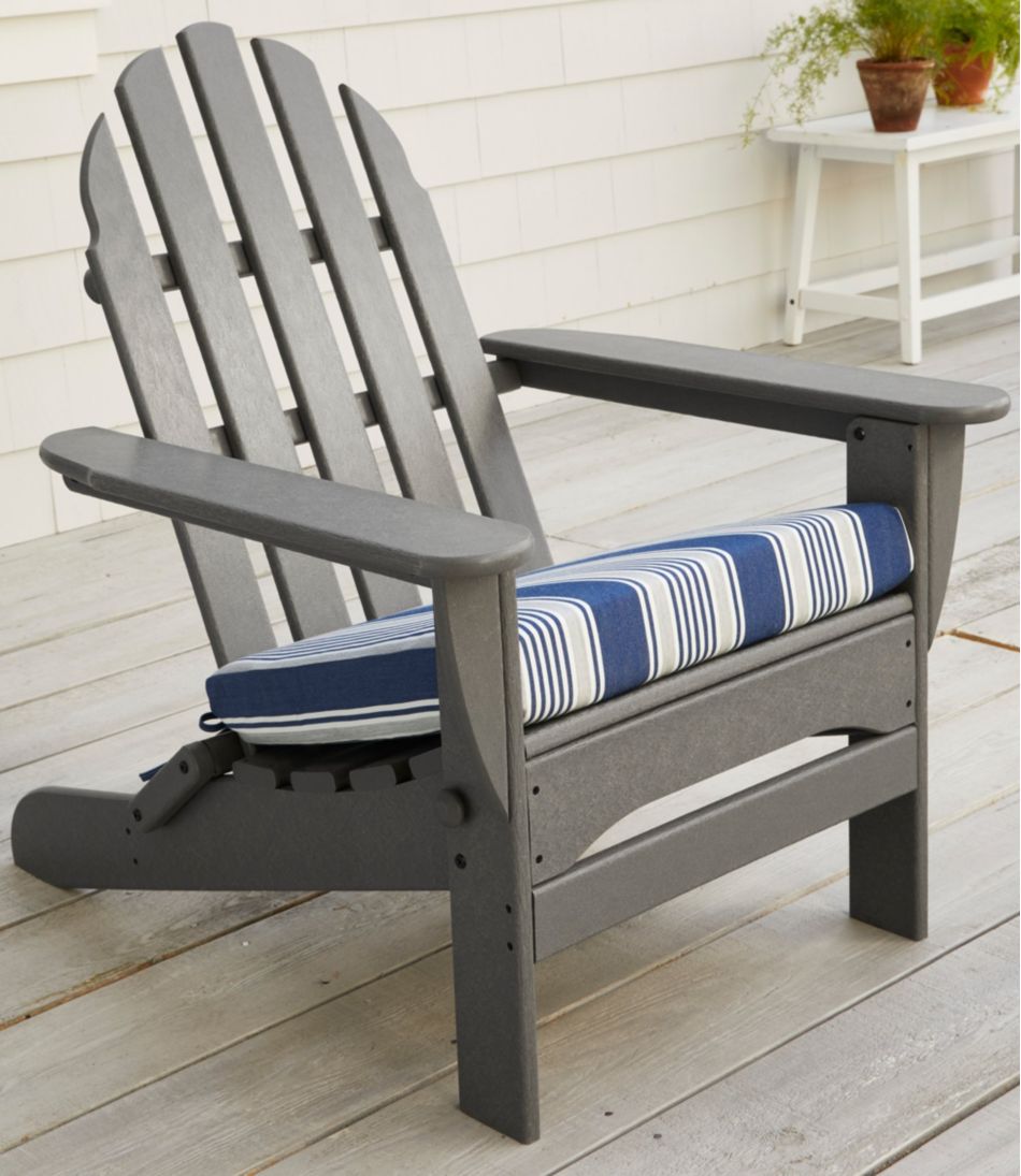 Casco Bay Adirondack Chair Seat Cushion, Stripe