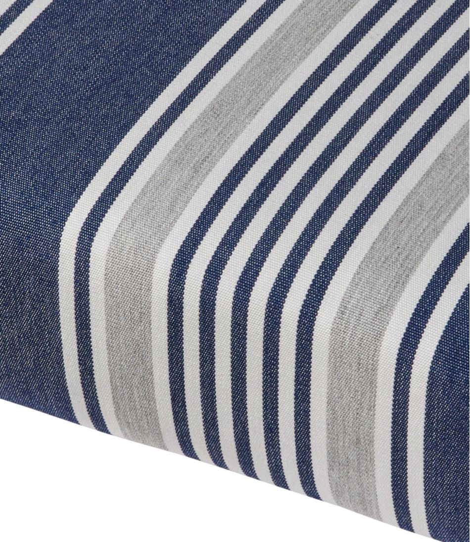 Casco Bay Cushion for All-Weather Armless/Folding Chair, Stripe