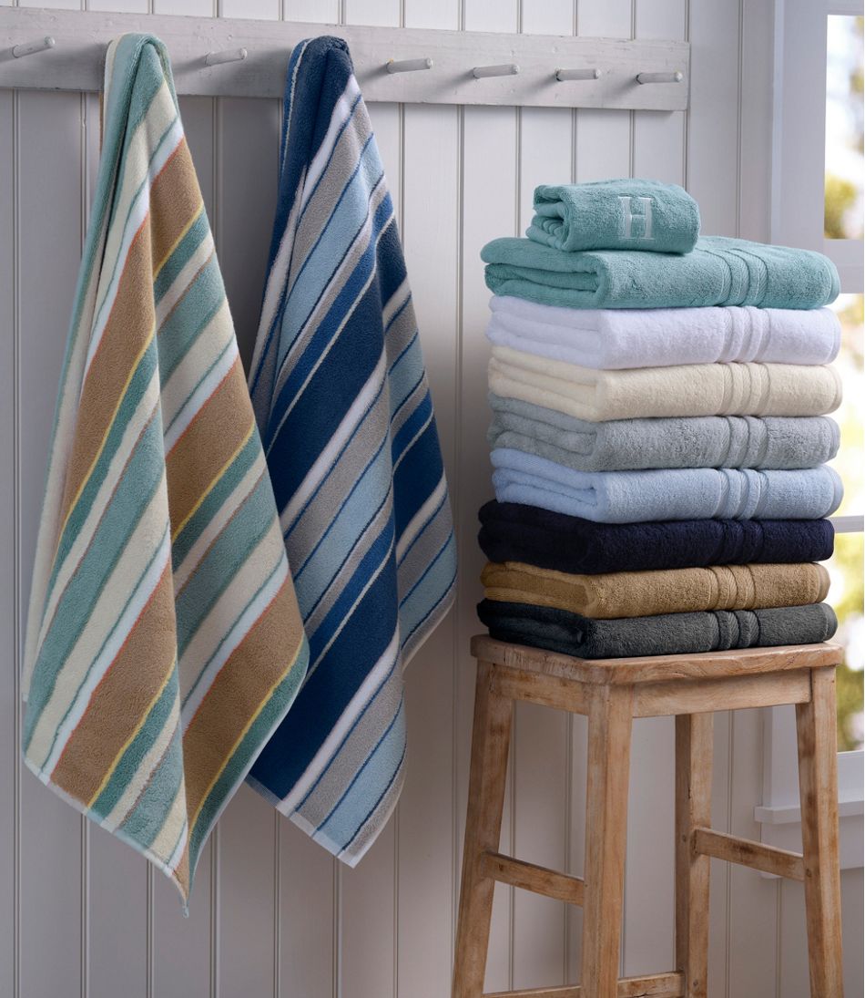 Bean's Organic Cotton Towel, Stripe
