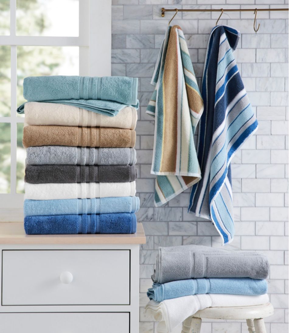 Bean's Organic Cotton Towel Set, Stripe