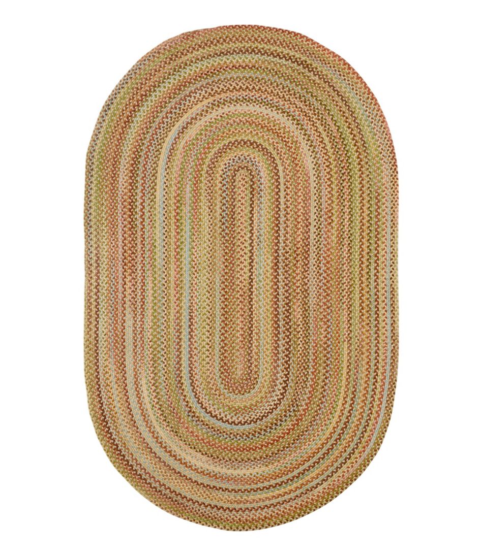 Braided Wool Rug, Oval
