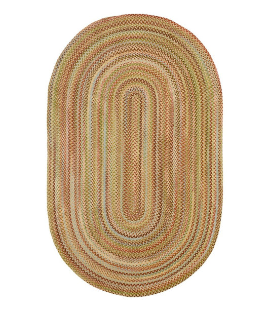 Braided Wool Rug, Oval