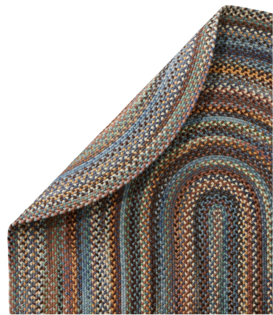 Braided Wool Rug, Oval