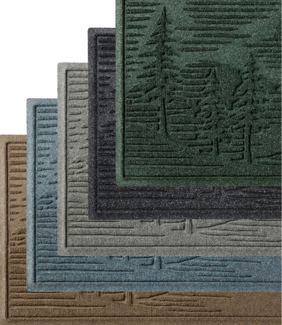 Everyspace Recycled Waterhog Doormat, Pine Trees