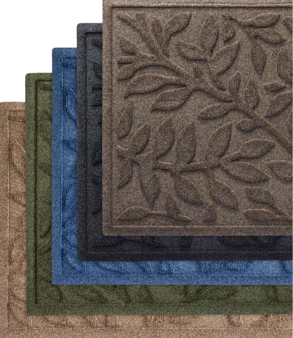 Heavyweight Recycled Waterhog Mat Runner, Woodland Leaf