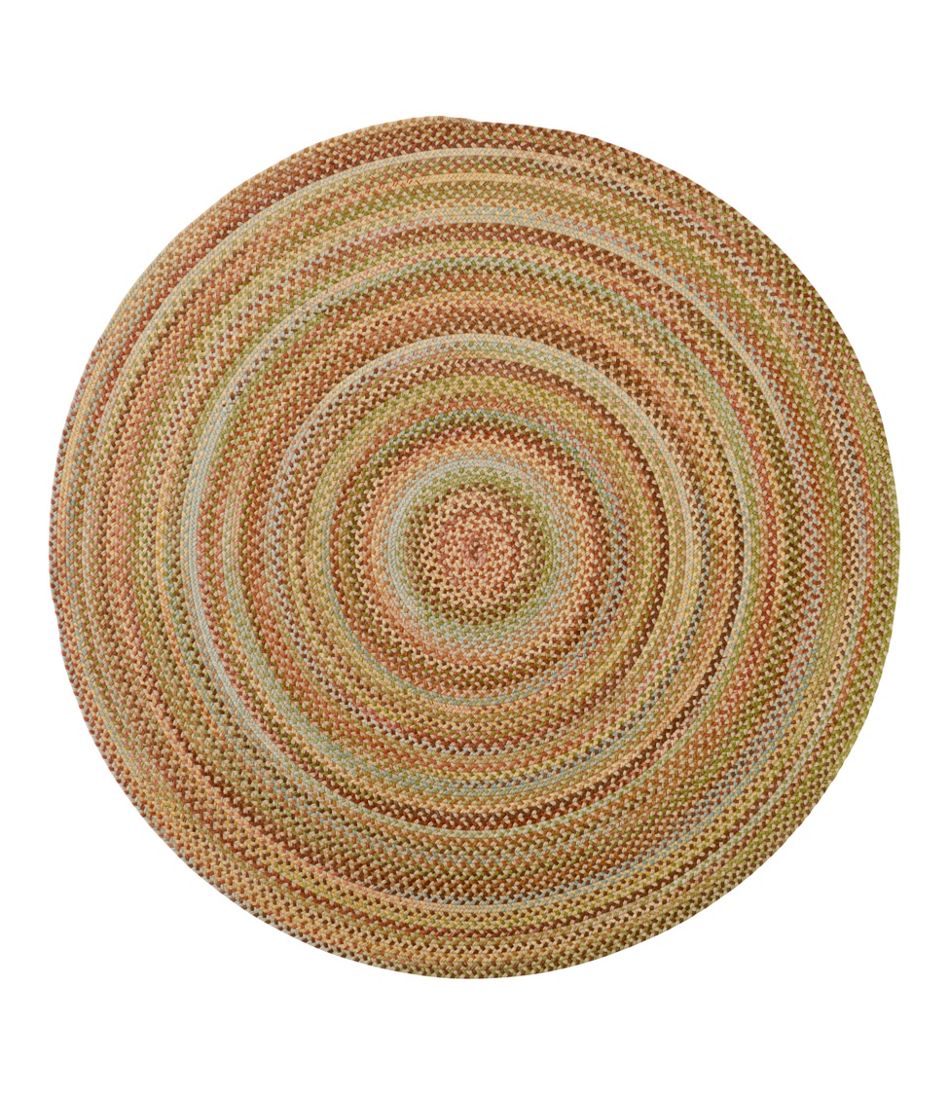 Braided Wool Rug, 6' Diam.