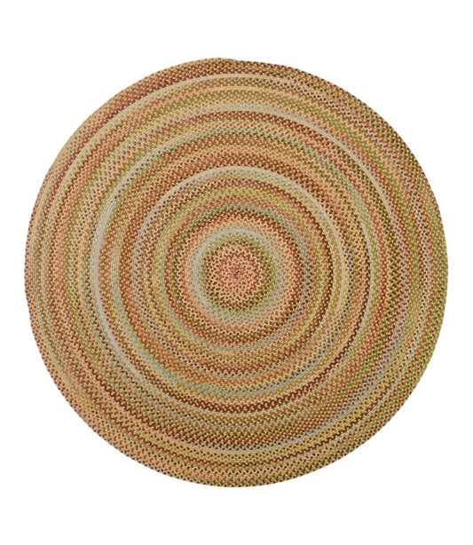 Braided Wool Rug, 6' Diam.