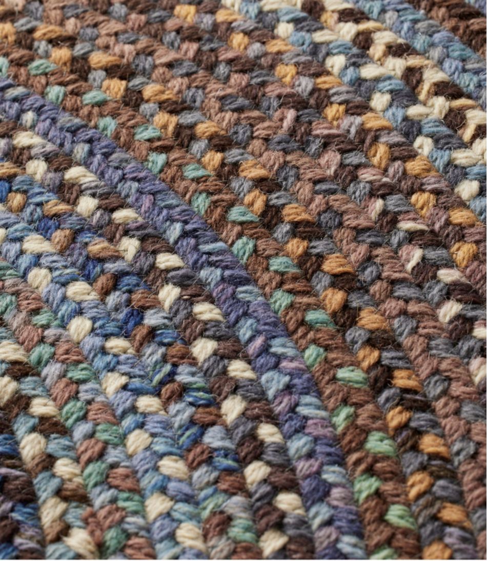 Braided Wool Rug, 6' Diam.