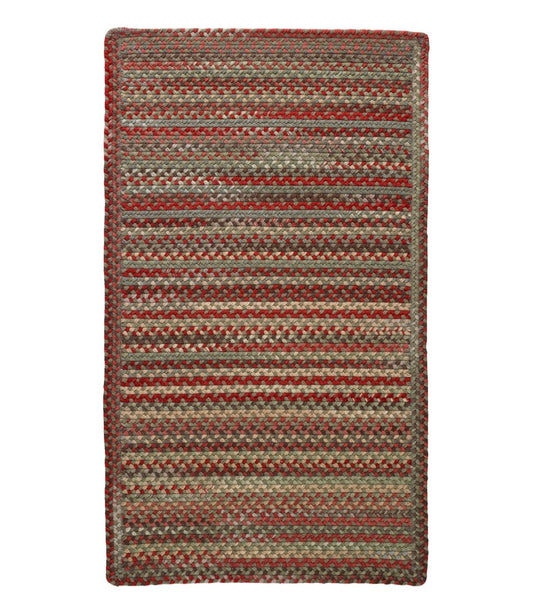 Braided Wool Rug, Horizontal Braid