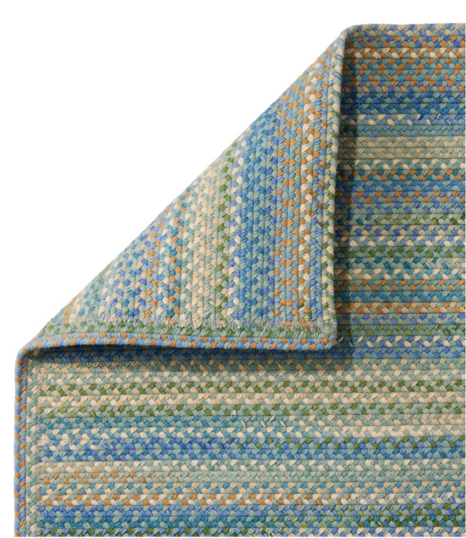 Braided Wool Rug, Horizontal Braid