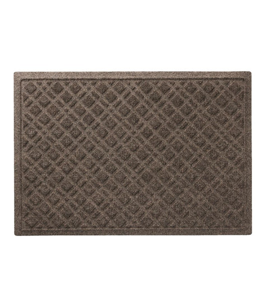 Heavyweight Recycled Waterhog Doormat, Plaid
