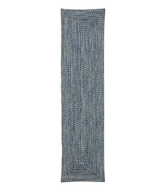All-Weather Braided Runner, Concentric Pattern Rectangular