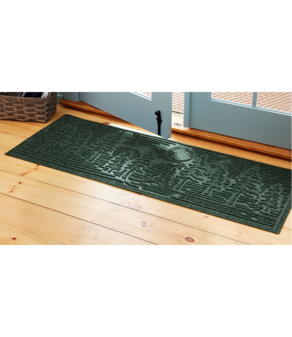 Everyspace Recycled Waterhog Wide Doormat, Pine Trees