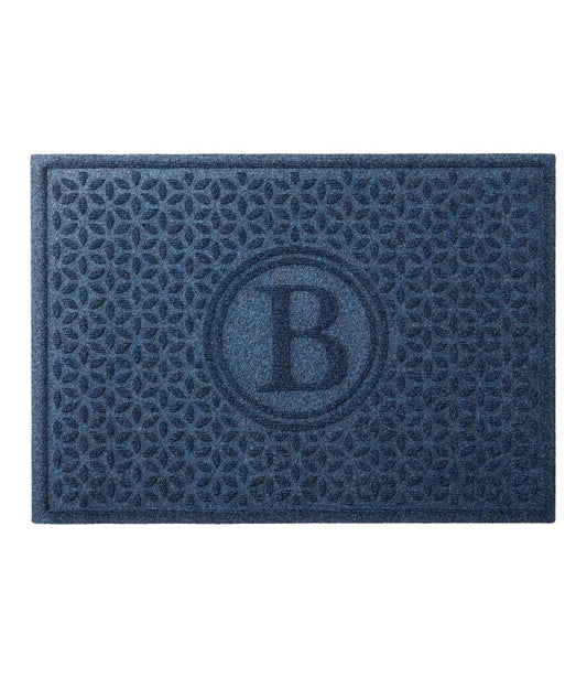 Heavyweight Recycled Waterhog Doormat, Blooming Circles, Personalized