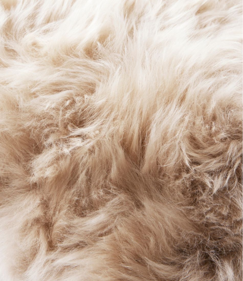 Sheepskin Throw Pillow, 11" x 22"