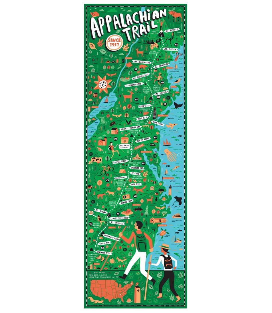 Appalachian Trail Puzzle, 750 Pieces
