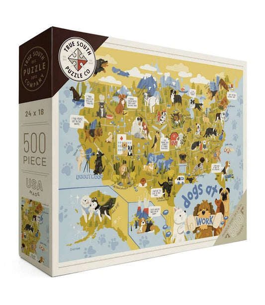 Dogs at Work Puzzle, 500 Pieces